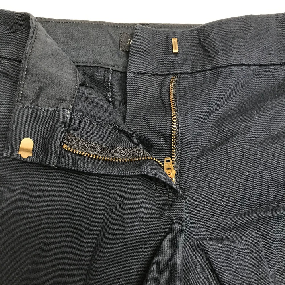 J Crew Navy Blue Pockets Belt Loops Casual Women's Chino Shorts Size 8 - Picture 6 of 9
